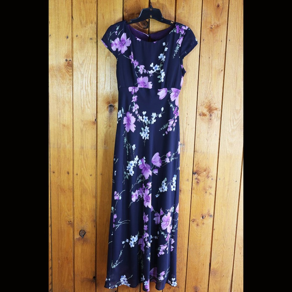 Floral Long Dress Size 9 Just Choon